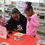 Lovely mom and daughter enjoying activities!